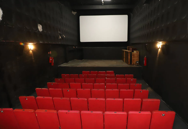 Sala do novo Cine Bijou, com 75 lugares