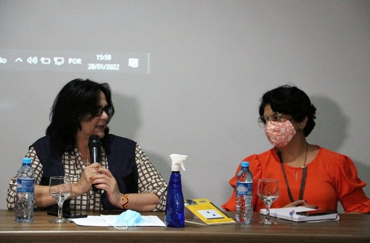 a ministra Damares Alves, do Ministério da Mulher