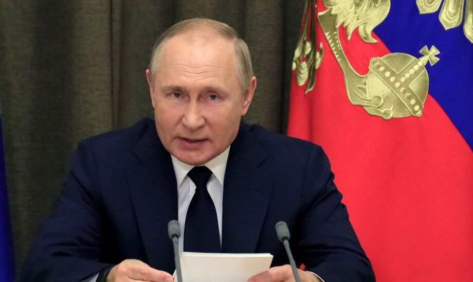 O presidente Russo, Putin