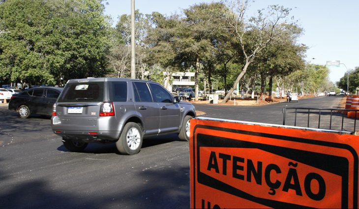 Obras no Parque