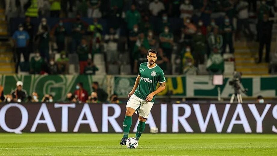 Luan em ação pelo Palmeiras no Mundial em Abu Dabi