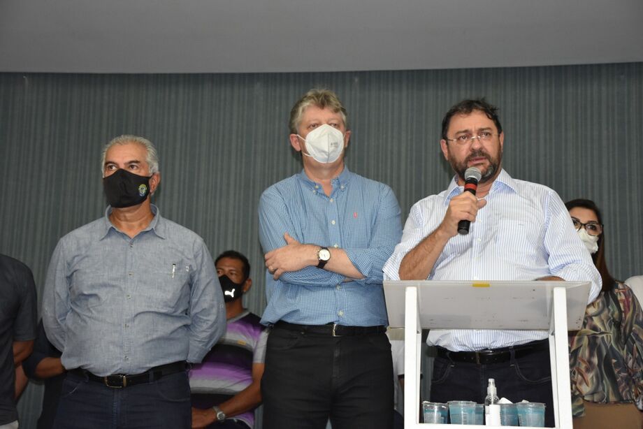 Presidente da Fiems, Sergio Longen no evento realizado em Corumbá