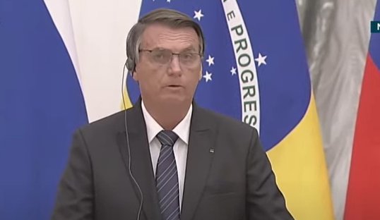 O presidente Bolsonaro
