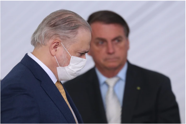 O procurador-geral da República Augusto Aras pediu arquivamento de inquérito contra o presidente Jair Bolsonaro.