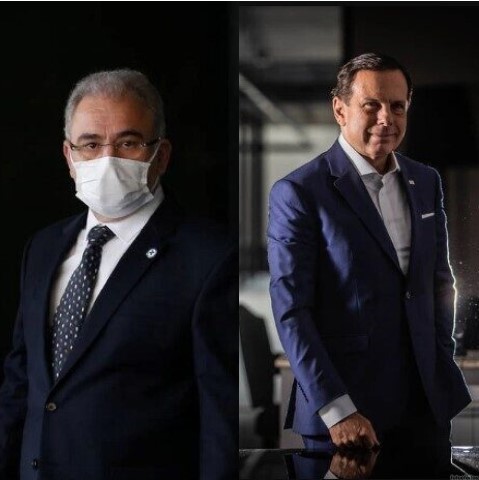 Após o governador  João Doria (PSDB), dizer que o Estado vai adotar a quarta dose da vacina contra a covid-19, o ministro da Saúde, Marcelo Queiroga, rebateu o tucano e disse que a prioridade é a aplicação da dose de reforço