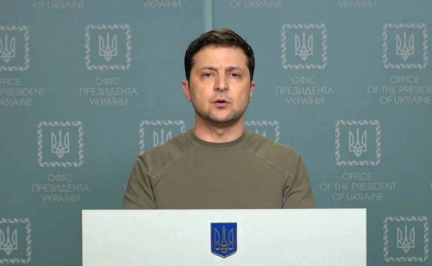 O presidente ucraniano, Volodmir Zelenski