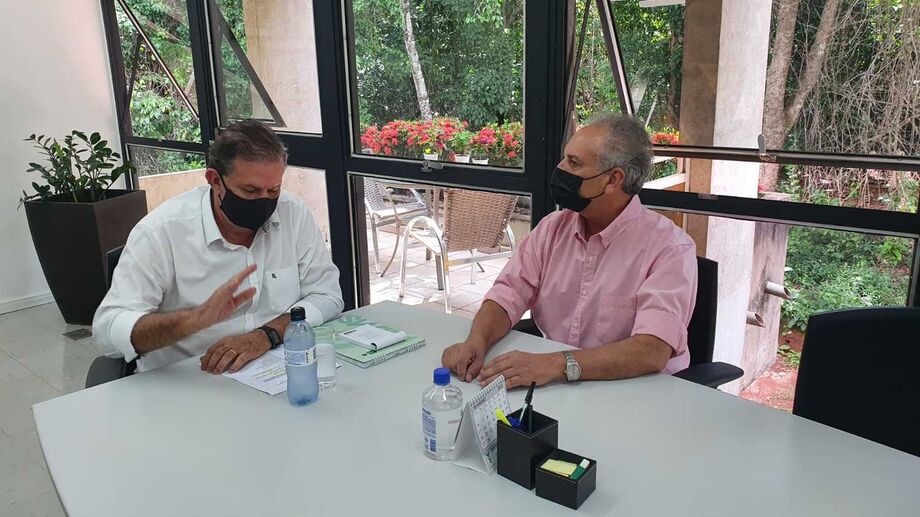 Secretário Eduardo Rocha se reuniu com Rudel Trindade para traçar planejamento
