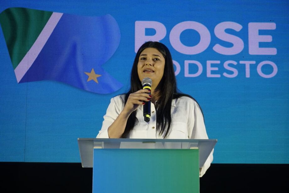 A pré-candidata ao governo do Estado, Rose Modesto