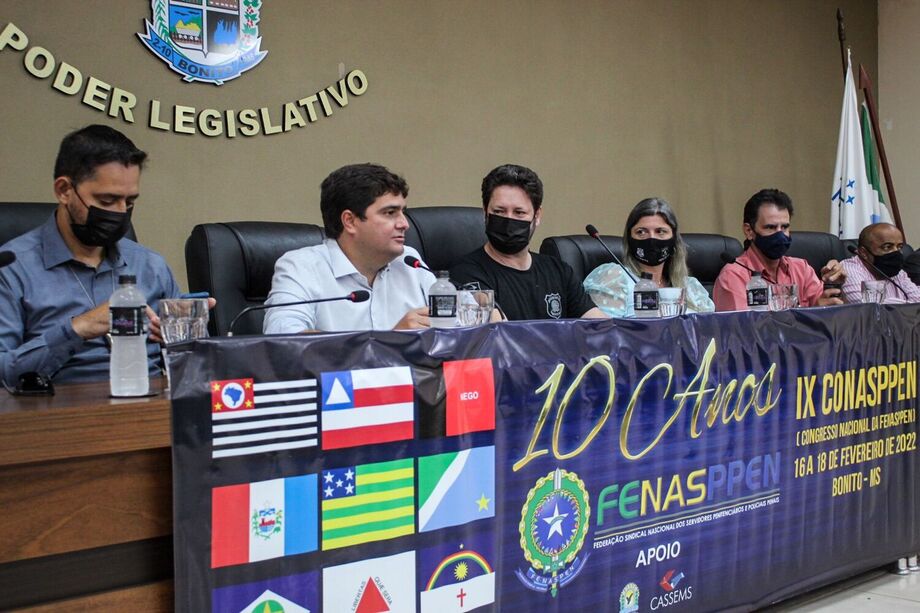 O congresso aconteceu nos dias 16, 17 e 18 de fevereiro, na Câmara de Vereadores da cidade de Bonito
