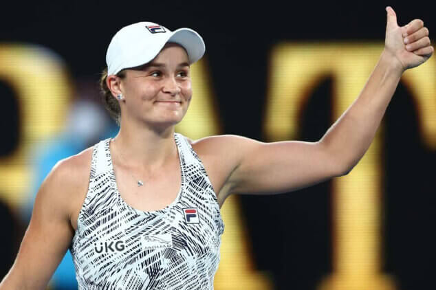 A tenista australiana Ashleigh Barty.