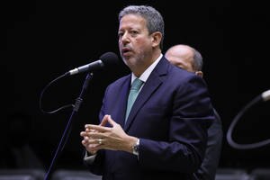 O presidente da Câmara, Arthur Lira