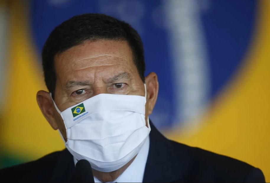 O vice-presidente Hamilton Mourão