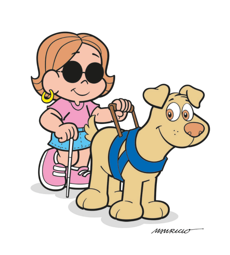 Personagem Dorinha, criada por Mauricio de Souza.