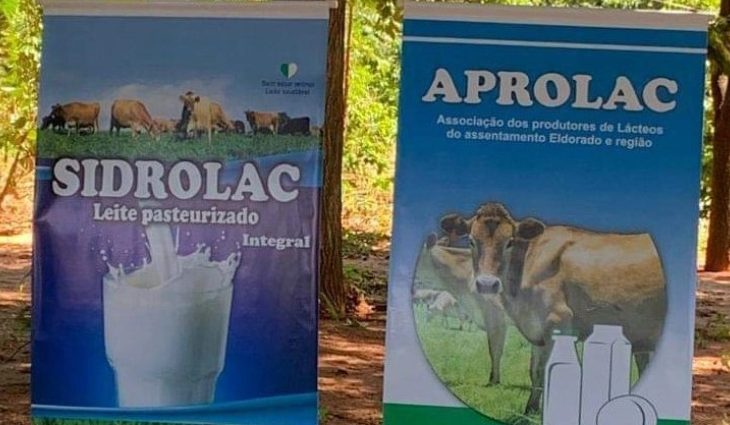 Lançamento da marca de leite Sidrolac, promovida pela Aprolac.