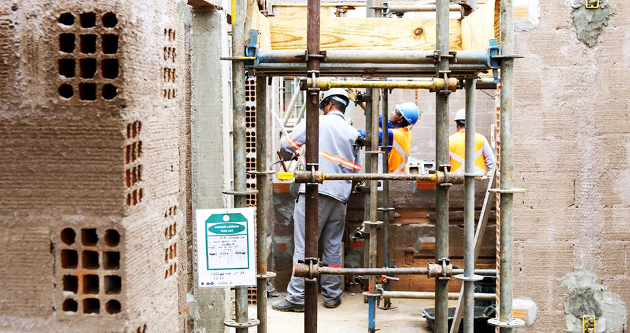 Setor da construção civil teve destaque