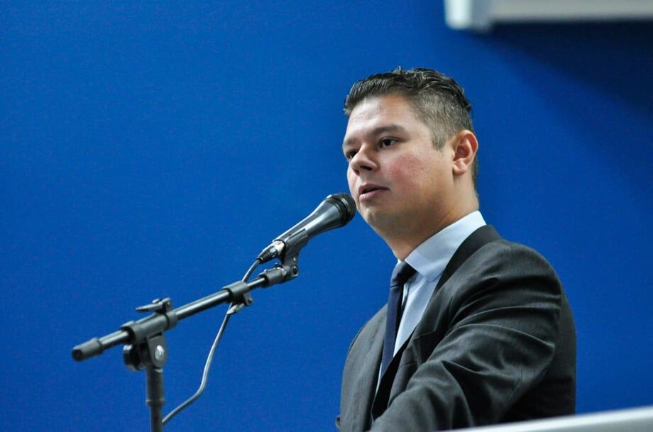 Líder do PSD na Câmara Municipal de Campo Grande, vereador Otávio Trad.