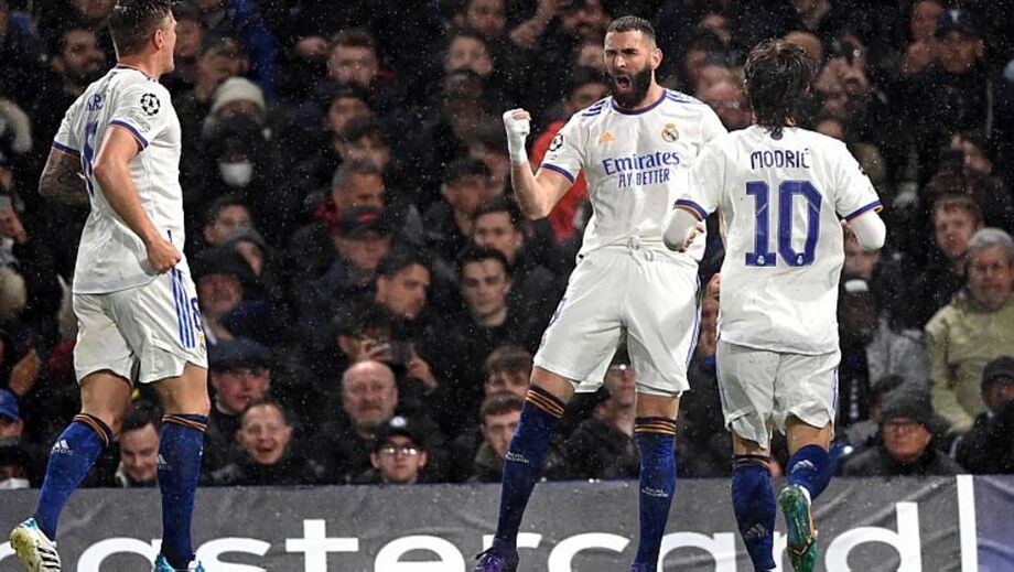 Benzema faz hat-trick em vitória do Real Madrid sobre o Chelsea