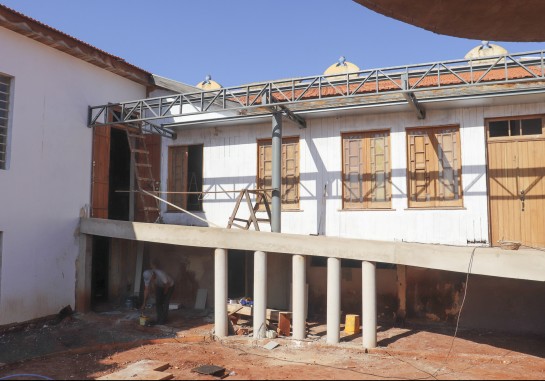 Obras no Colégio Osvaldo Cruz