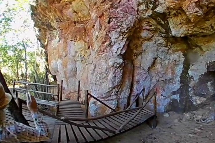 Templo dos Pilares fica na cidade de Alcinópolis (MS)