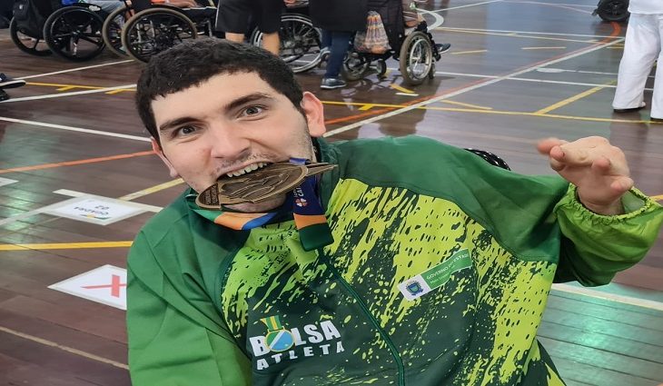 Tricampeão brasileiro, bolsista da Fundesporte participa da Copa do Mundo de Bocha