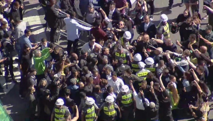 Jair Bolsonaro e seus apoiadores