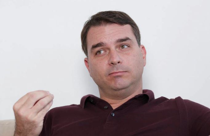 O senador Flávio Bolsonaro