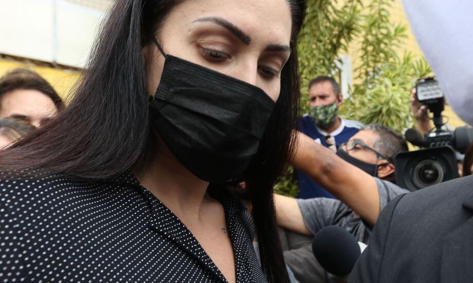 A professora Monique Medeiros, denunciada pela morte do filho Henry Borel