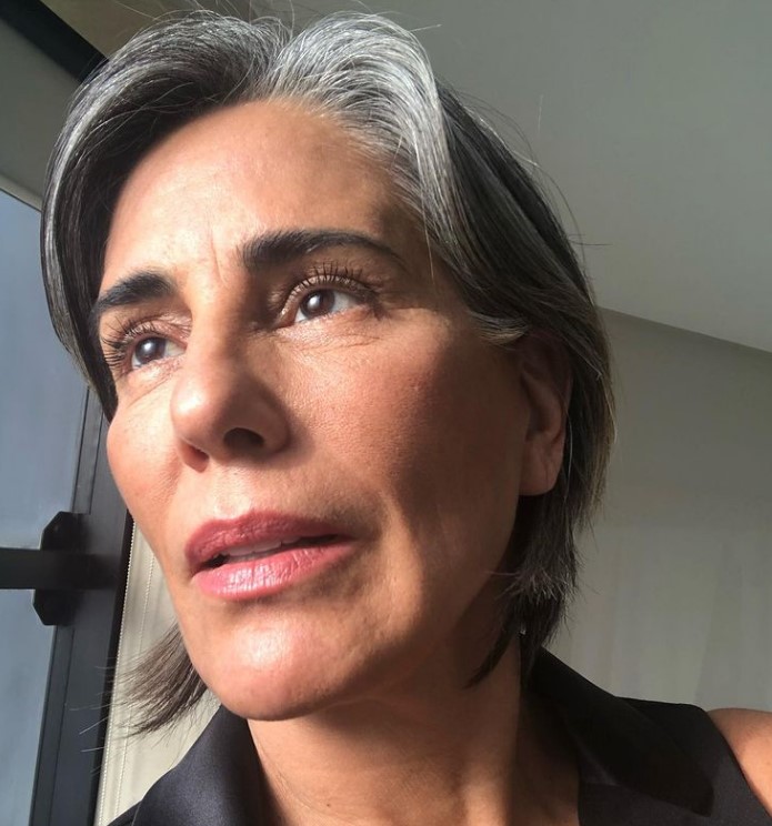 A atriz Glória Pires