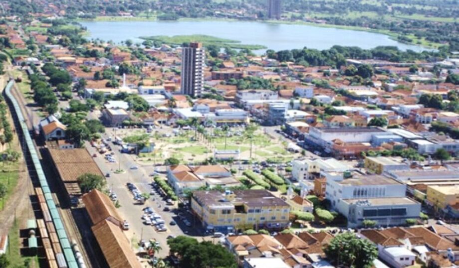 Vista aérea de Três Lagoas
