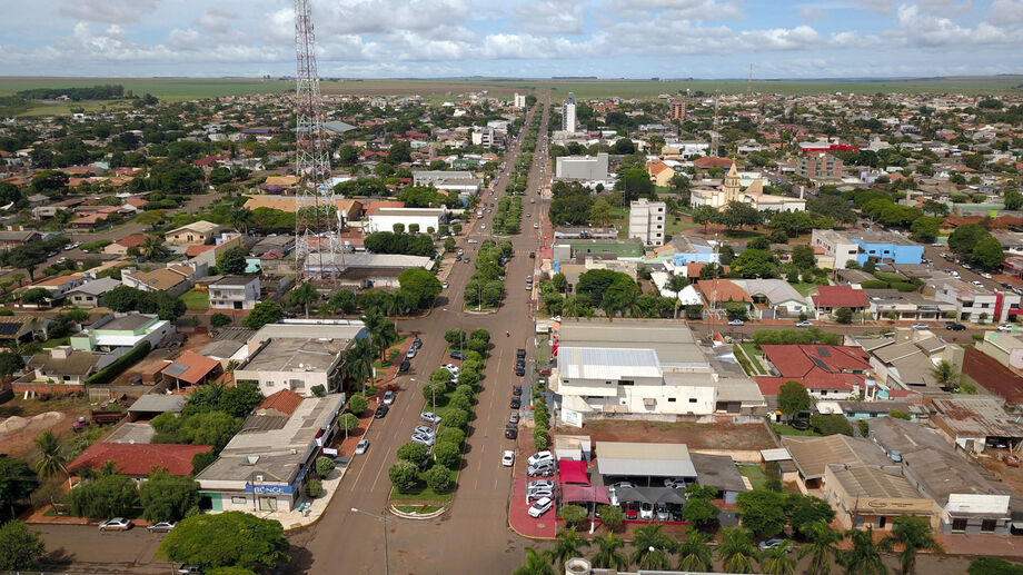 Vista aérea de São Gabriel do Oeste