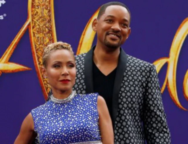 O ator e diretor Will Smith e a mulher Jada Pinkett Smith