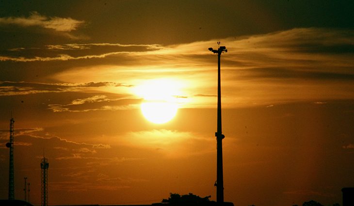 Previsão de sol e aumento do calor em MS neste sábado
