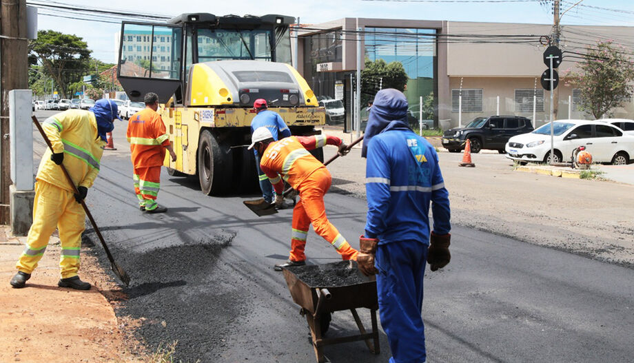 Obras no Centro de Campo Grande