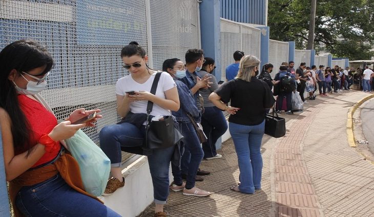 Concurso público para o cargo de professor temporário da Rede Estadual foi realizado no ultimo fim de semana.