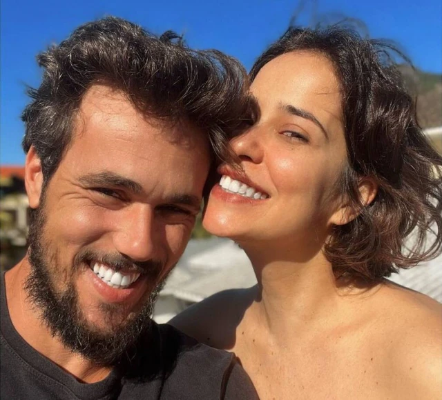 Paloma Duarte e o seu marido, Bruno Ferrari