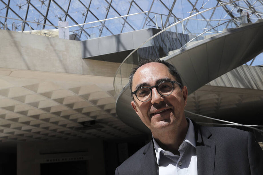 O ex-diretor do Museu do Louvre Jean-Luc Martinez.