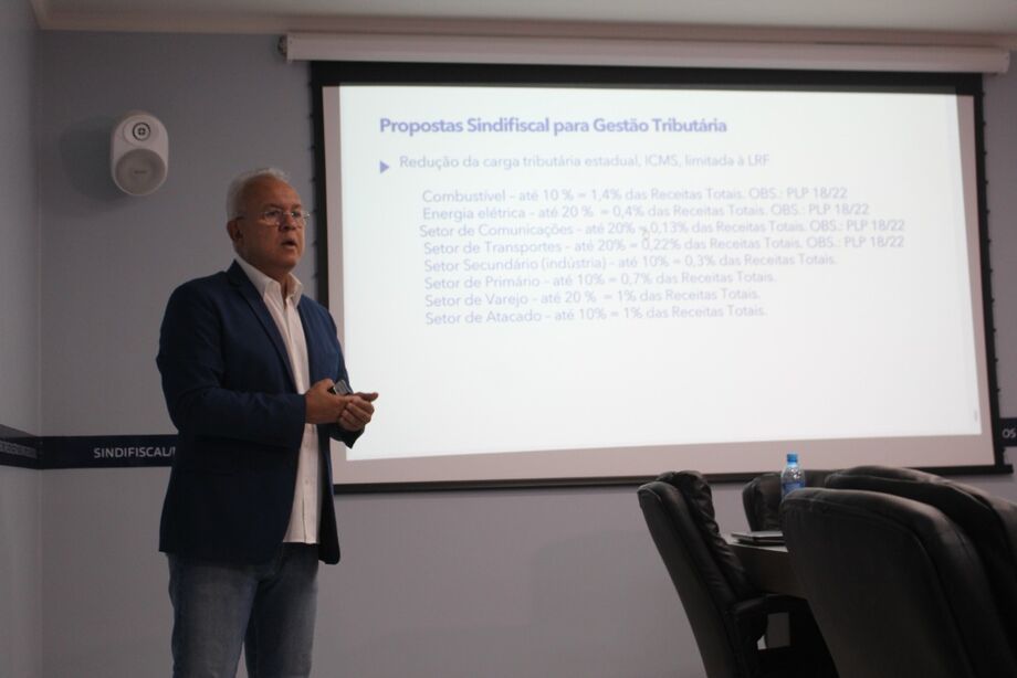 O presidente do Sindicato dos Fiscais Tributários Estaduais de Mato Grosso do Sul - Sindifiscal/MS, Francisco Carlos de Assis