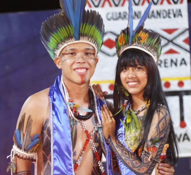A jovem Guarani, Ejekelhim Souares Veron, de 17 anos, e Jordan Charles Rodrigues, de 18 anos