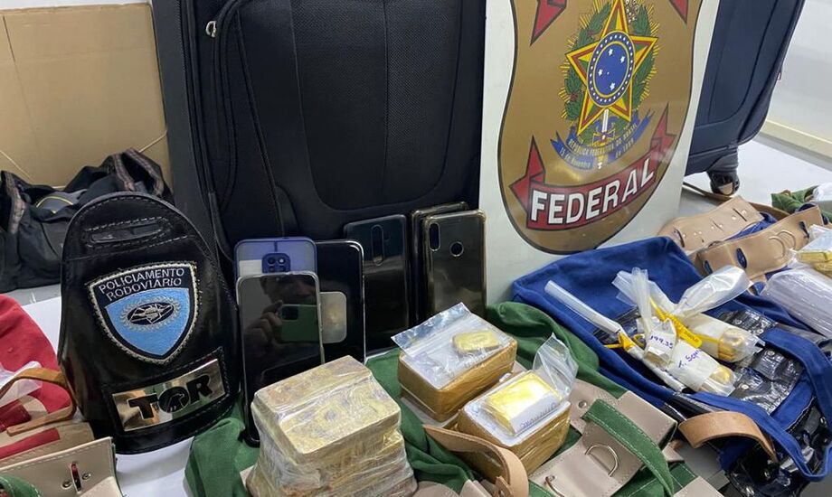 Os produtos foram encontrados em avião particular