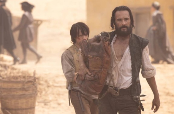 O ator Rodrigo Santoro como o personagem Fernão de Magalhães na série 'Sem Limites'