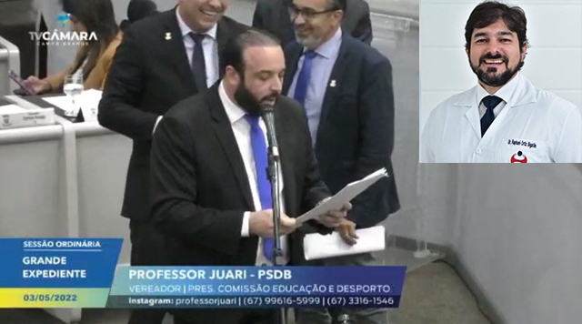 Juari destacou na sessão o caso de um paciente de Raphael. Destaco o nobre trabalho realizado ao pequeno Bento Miranda Santos que apresentava um quadro clínico gravíssimo em decorrência de complicações da Covid-19