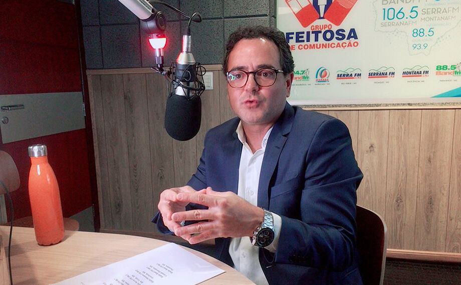 Presidente Bitto Pereira em entrevista ao Grupo Feitosa de Comunicação