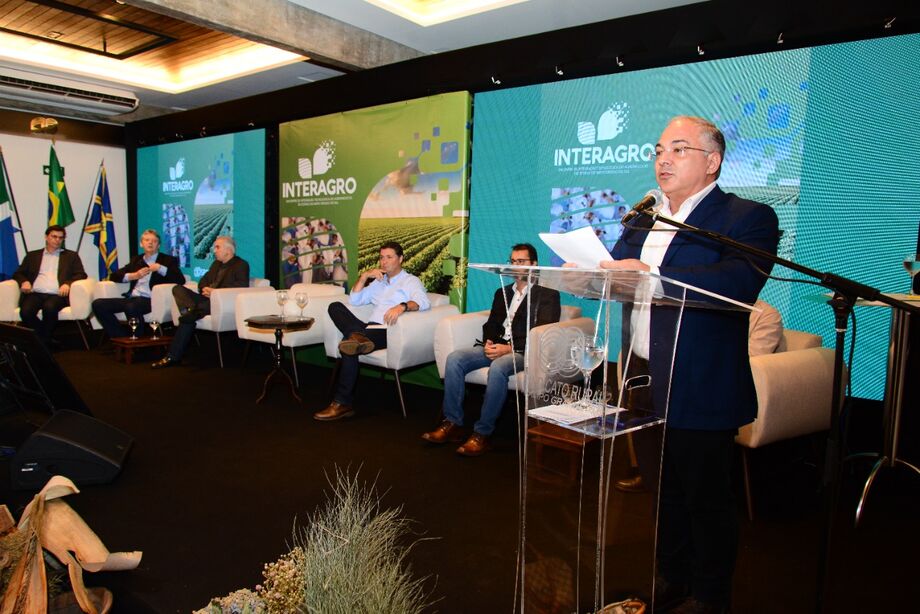 O presidente do Sindicato Rural de Campo Grande, Rochedo e Corguinho, Alessandro Coelho, abriu o 2º Interagro nesta quarta-feira (8).