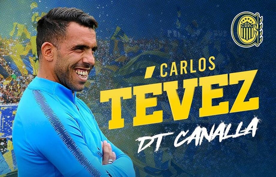 Tévez foi oficializado como técnico do Rosario Central em sua primeira experiência como treinador.