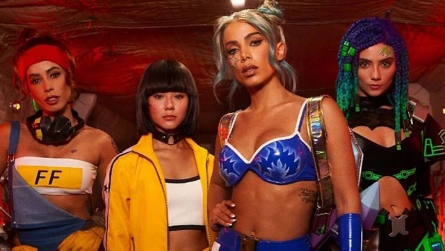 Anita entrou para o universo gamer e virou personagem do jogo 'Free Fire' no clipe de 'Tropa'