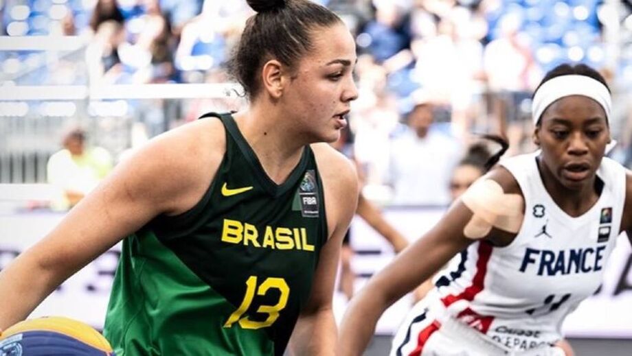Brasil perdeu para a França no Mundial de basquete 3x3