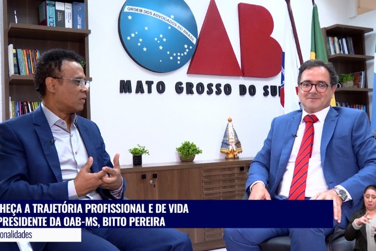 Personalidades com presidente da OAB/MS