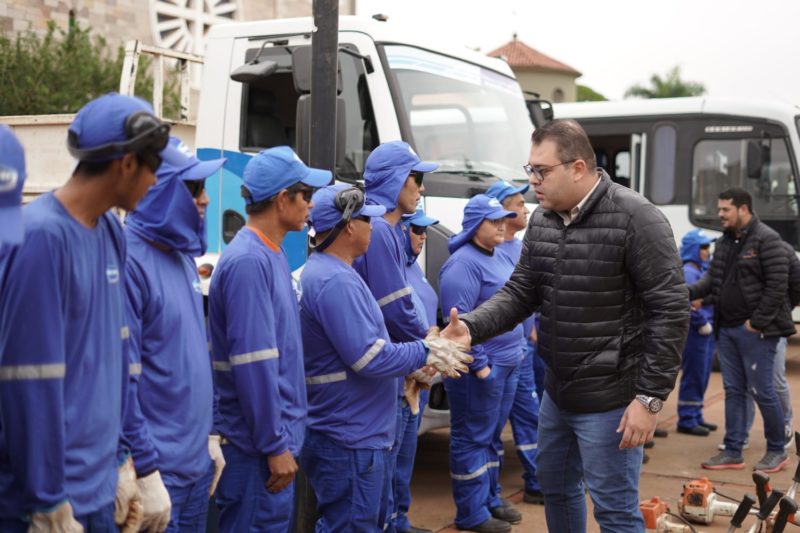 O prefeito Alan Guedes lançou hoje o novo serviço