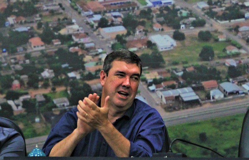 O pré-candidato ao Governo de MS, Eduardo Riedel