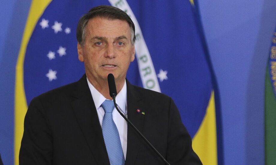 O presidente Bolsonaro